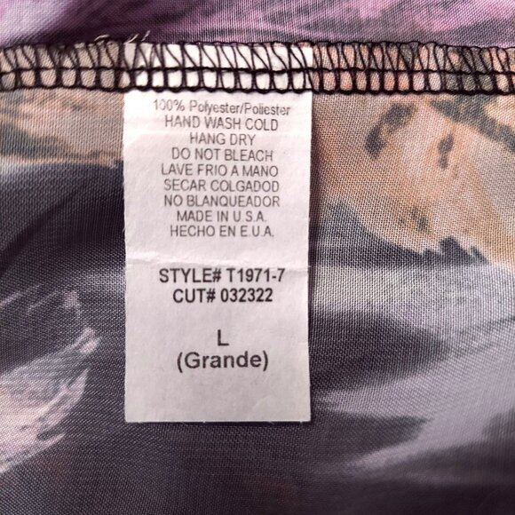 Vision Women's Sheer Multicolor Feather Pattern Open Cardigan - Picture 8 of 8